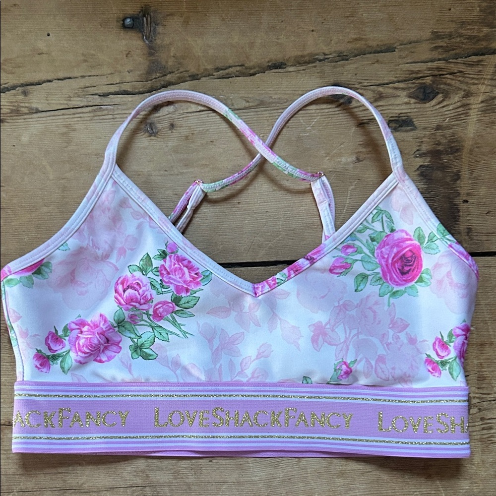 LoveShackFancy Bandier Bra, Smalll